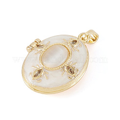 1Pc Brass Enamel Locket Pendants&nbsp;FIND-TA0010-71C