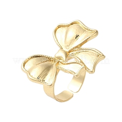 Bowknot Alloy Open Cuff Rings&nbsp;LS-RJEW-U006-05G
