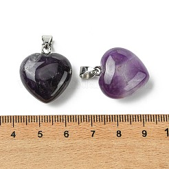 Natural Banded Amethyst Pendants&nbsp;G-F820-10A-16