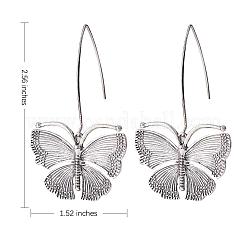 Butterfly Alloy Dangle Earrings for Women&nbsp;JE1085A