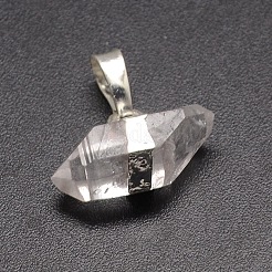 Natural Quartz Crystal Nuggets Pendants&nbsp;G-F157-10B