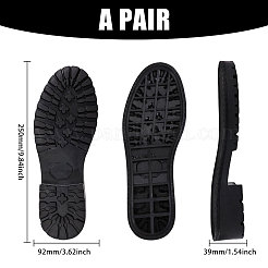Anti Skid Synthetic Rubber Shoes Bottom Heel Sole&nbsp;FIND-WH0816-098B