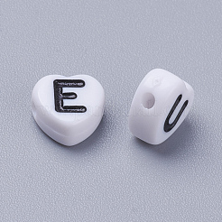 Acrylic Horizontal Hole Letter Beads&nbsp;MACR-PB37C9679-2