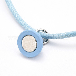 Adjustable Magnetic Bracelet for Couples&nbsp;BJEW-JB06190-04