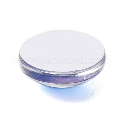 Glass Cabochons&nbsp;GLAA-WH0035-03G
