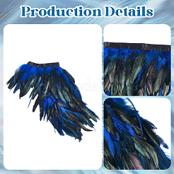 Gothic Style Natural Feather Cape&nbsp;AJEW-WH20067-017D