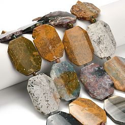Natural Ocean Agate/Ocean Jasper Beads Strands&nbsp;G-H335-C03