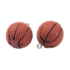 16Pcs 2 Colors Opaque Resin Pendants&nbsp;RESI-LS0001-03P