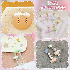 50Pcs Opaque Acrylic Beads&nbsp;MACR-ME0001-06
