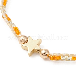 Star Cross Heart Adjustable Braided Bracelet Sets&nbsp;BJEW-MZ00043