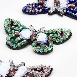 5Pcs 5 Colors Computerized Embroidery Cloth Sew on Patches&nbsp;DIY-FG0002-38