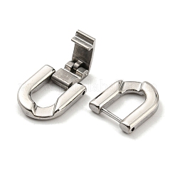 Non-Tarnish 304 Stainless Steel Fold Over Clasps&nbsp;LS-STAS-D026-01B-P