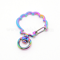 Zinc Alloy Swivel Lobster Clasps&nbsp;LS-PALLOY-WH0070-97M