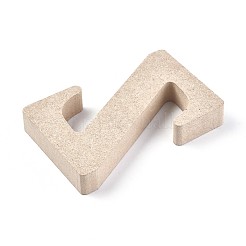 Letter Unfinished Wood Slices&nbsp;DIY-WH0162-62Z