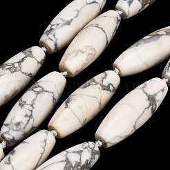 Natural Howlite Beads Strands&nbsp;G-L654-G17-01
