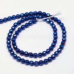 Electroplate Non-magnetic Synthetic Hematite Beads Strands&nbsp;G-J169B-2mm-03