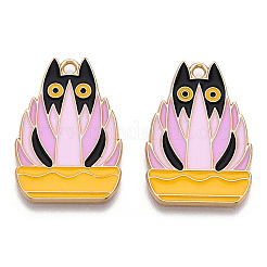 Alloy Enamel Pendants&nbsp;ENAM-CJC0014-04