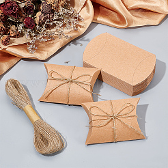 100Pcs Cardboard Paper Candy Pillow Gift Boxes&nbsp;CON-BC0008-15C
