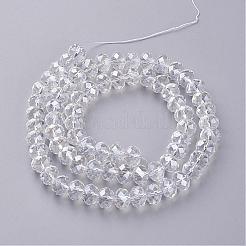 Anti-Tarnish Glass Beads Strands&nbsp;GR12MMY-01L