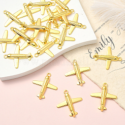 50Pcs Alloy Airplane Pendants&nbsp;FIND-SC0018-07