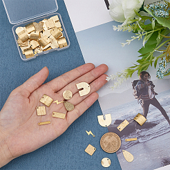 80Pcs 8 Style Brass Pendants&nbsp;KK-FH0006-05