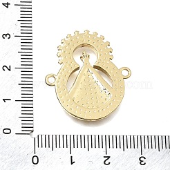 Brass Enamel Connector Charms&nbsp;KK-CBAF3A5-02G