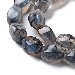 Natural Dragon Veins Agate Beads Strands&nbsp;G-G172-01V