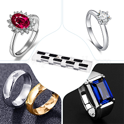 8-Slot Acrylic Finger Ring Display Rack&nbsp;RDIS-WH0002-10