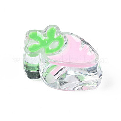Transparent Acrylic Enamel Beads&nbsp;OACR-N130-025-02