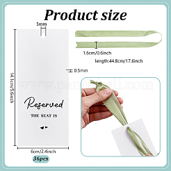 36Pcs Paper Reserved Seat Tag&nbsp;AJEW-PH0008-24