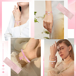 DIY Breast Cancer Awareness Bracelet Making Kit&nbsp;DIY-SC0021-74