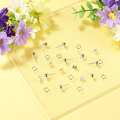 20Pcs Brass Ball Post Stud Earring Findings&nbsp;FIND-TA0011-06P