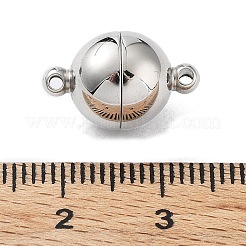 Tarnish Resistant 304 Stainless Steel Magnetic Clasps with Loops&nbsp;LS-STAS-E006-52-01