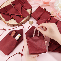 Cloth Jewelry Gift Pouches&nbsp;ABAG-WH0045-09A