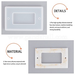 Rectangle Socket Panel Silicone Mould&nbsp;DIY-OC0003-66