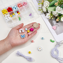 DIY Butterfly and Flower Bracelets Making Kit&nbsp;DIY-SC0033-01