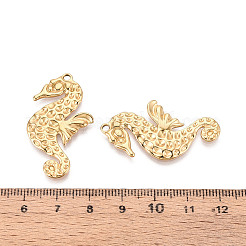 304 Stainless Steel Sea Horse Pendants&nbsp;STAS-T069-17G