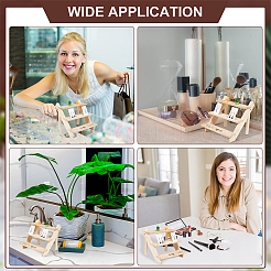 DIY 3 Tier Stair Style Pine Wooden Plant Stand Kit&nbsp;ODIS-WH0025-108
