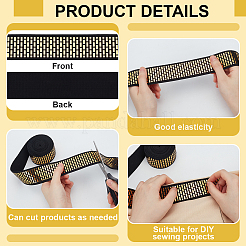 3M Polyester Elastic Wide Band&nbsp;DIY-BC0013-62A