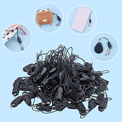 100pcs Plastic Cord Mobile Straps with Detachable Buckle&nbsp;FIND-GF0006-61A