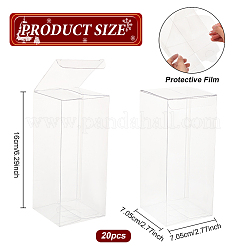 Foldable Transparent PVC Boxes&nbsp;CON-WH0068-28