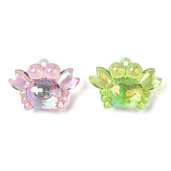 Electroplate Transparent UV Plating Acrylic Pendants&nbsp;OACR-I014-34