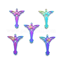 Ion Plating(IP) 201 Stainless Steel Pendant&nbsp;STAS-B027-28MC