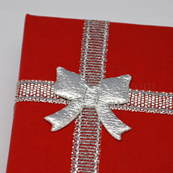 Valentines Day Wife Gifts Packages Cardboard Jewelry Set Boxes with Bowknot and Sponge Inside&nbsp;CBOX-R013-1