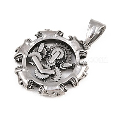 304 Stainless Steel Pendants&nbsp;STAS-C164-05AS