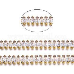 Rectangle Cubic Zirconia Strass Chains&nbsp;CHC-N020-04