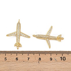 Brass Micro Pave Cubic Zirconia Pendants&nbsp;KK-F919-24G