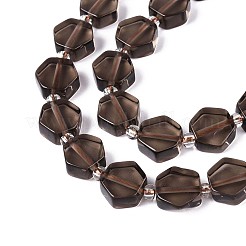 Natural Ice Obsidian Beads Strands&nbsp;G-P534-A15-01