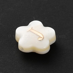 Natural White Shell Flower Beads&nbsp;BSHE-WH0020-01J
