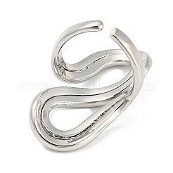 Brass Wrapped Open Cuff Rings&nbsp;RJEW-I100-01P